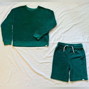 GAP 2-piece terry outfit (jade)-Boys size 8